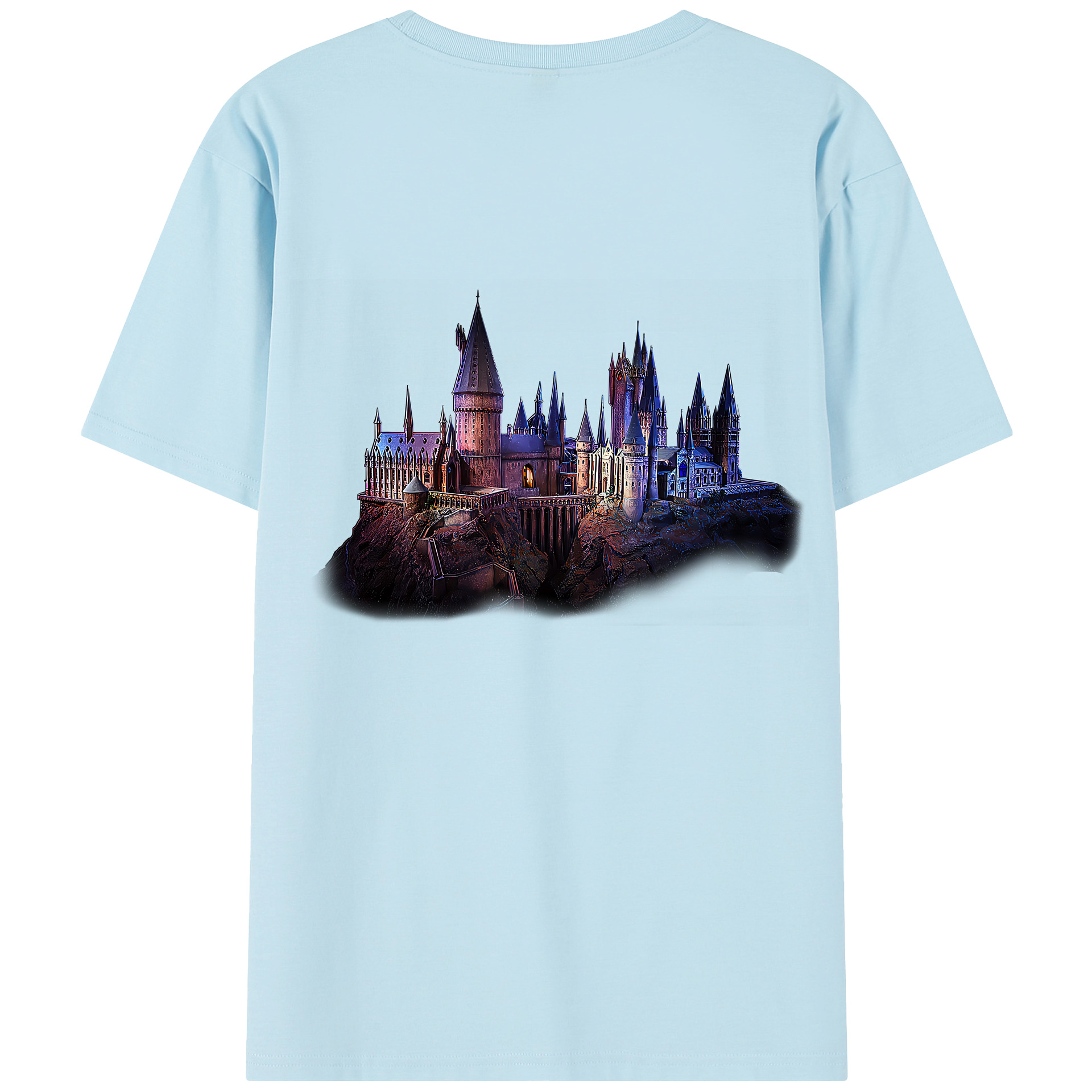 （画像用） Harry Potter ハリー・ポッターシリーズ 綿100％半袖Tシャツ（背面プリント）